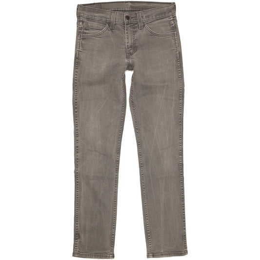 Levi's 511 Men Grey Straight Slim Stretch Jeans W30 L31