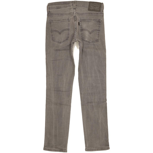 Levi's 511 Men Grey Straight Slim Stretch Jeans W30 L31