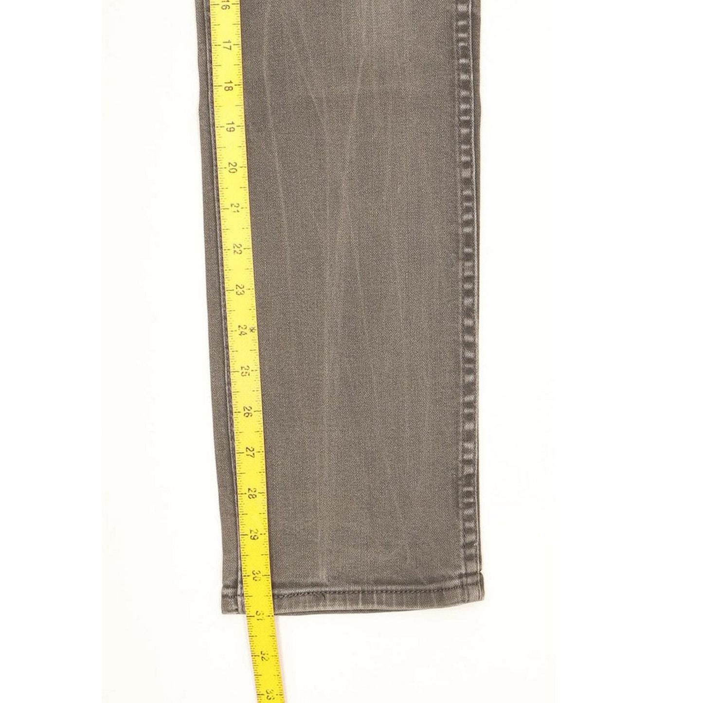 Levi's 511 Men Grey Straight Slim Stretch Jeans W30 L31