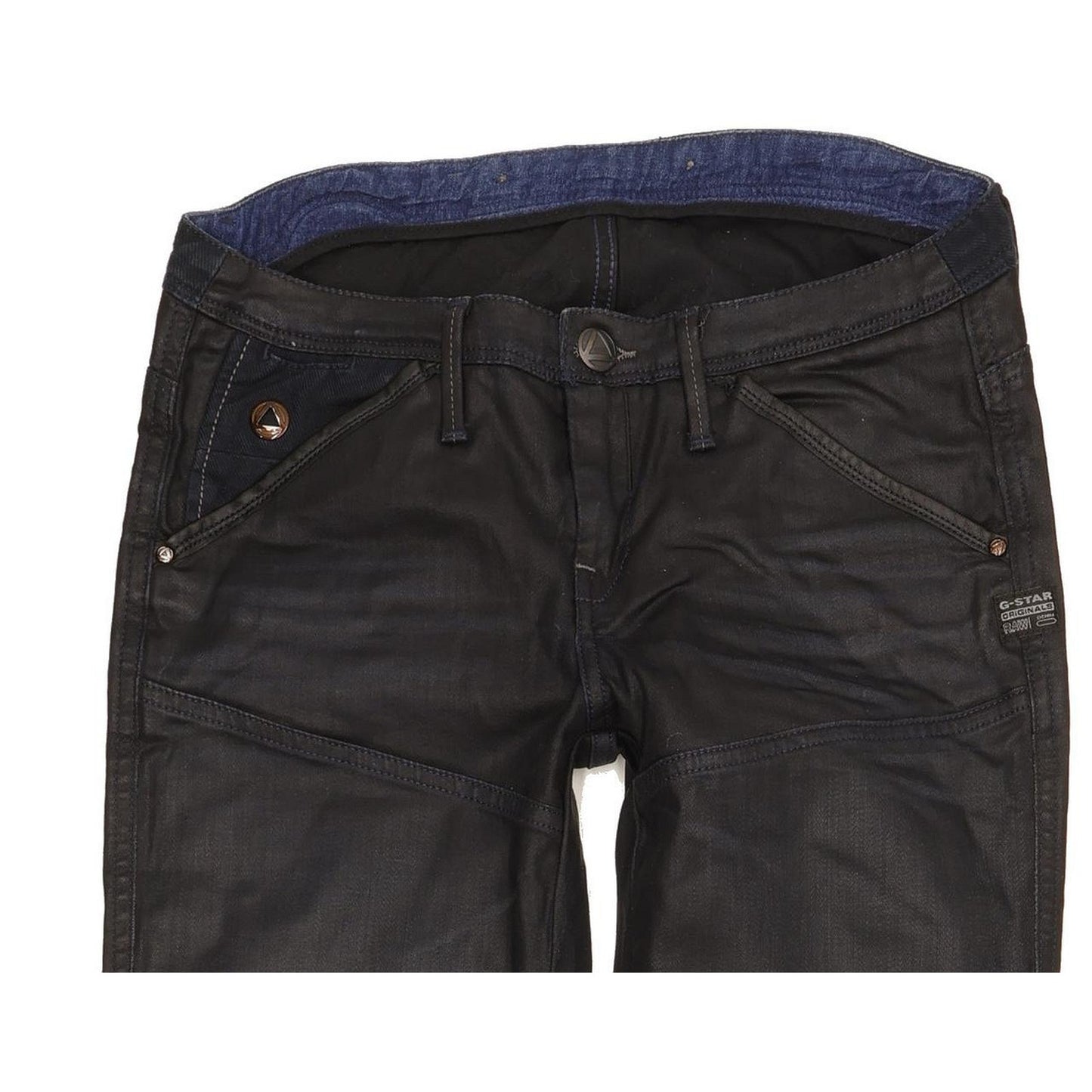 G-Star Women Navy Skinny Slim Stretch Jeans W28 L29