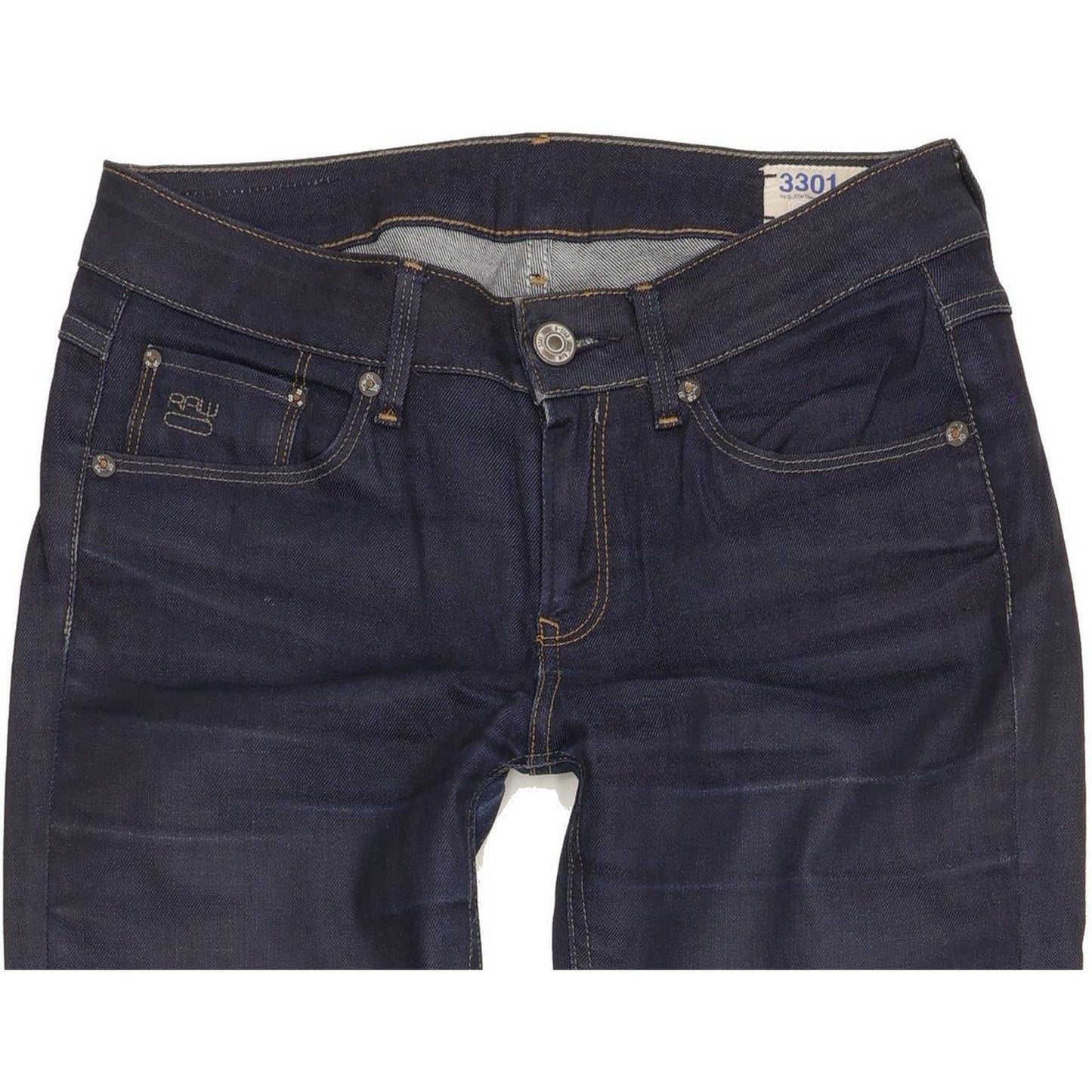G-Star 3301 Contour Women Navy Skinny Slim Stretch Jeans W29 L33