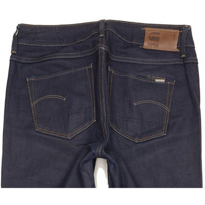 G-Star 3301 Contour Women Navy Skinny Slim Stretch Jeans W29 L33