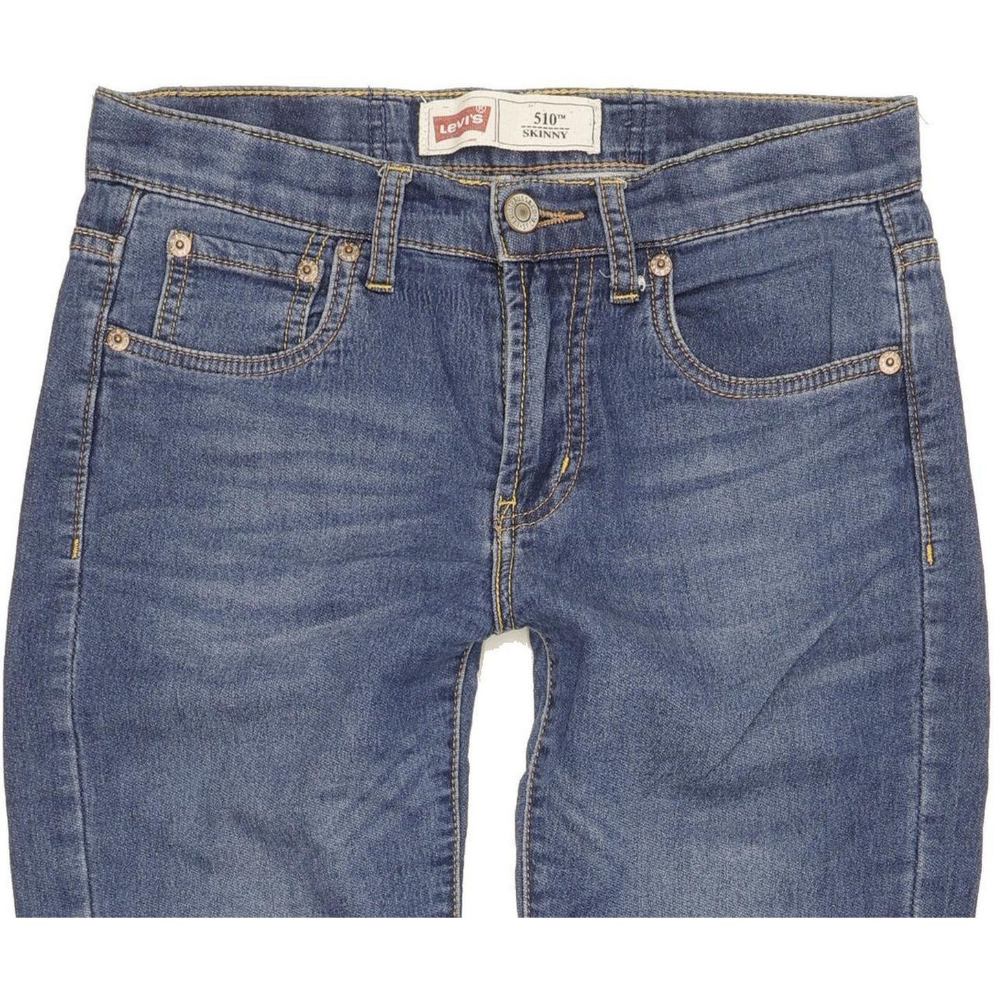 Levi's 510 Kids Blue Skinny Slim Stretch Jeans W26 L29