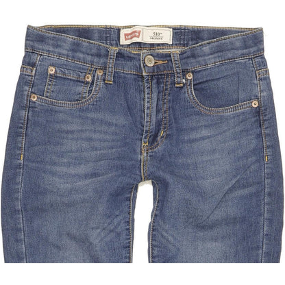 Levi's 510 Kids Blue Skinny Slim Stretch Jeans W26 L29