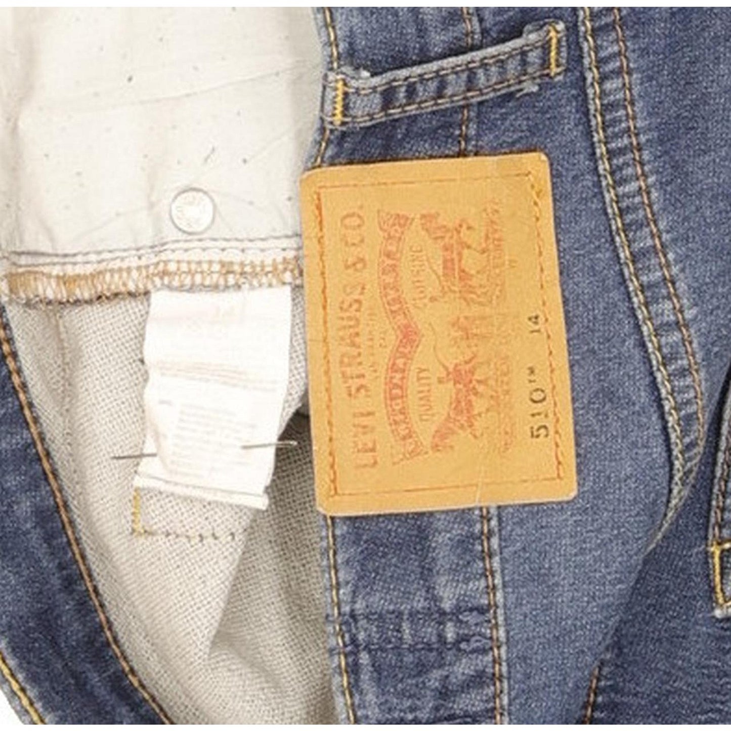 Levi's 510 Kids Blue Skinny Slim Stretch Jeans W26 L29