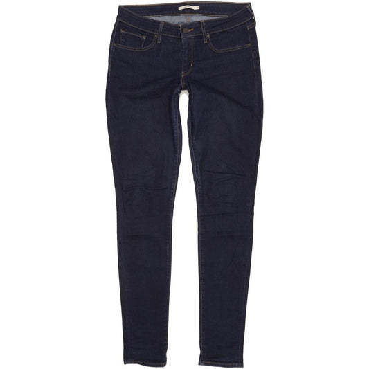 Levi's 711 Women Blue Skinny Slim Stretch Jeans W30 L34