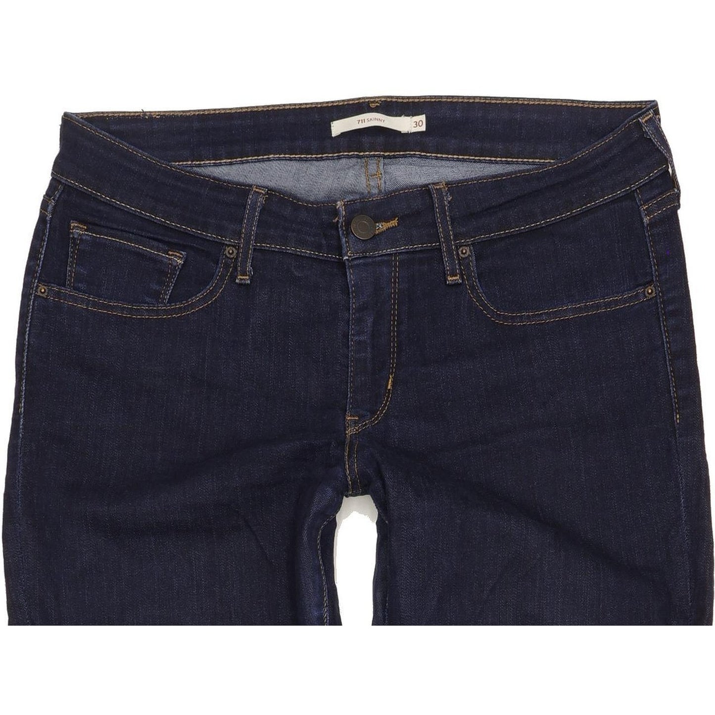 Levi's 711 Women Blue Skinny Slim Stretch Jeans W30 L34