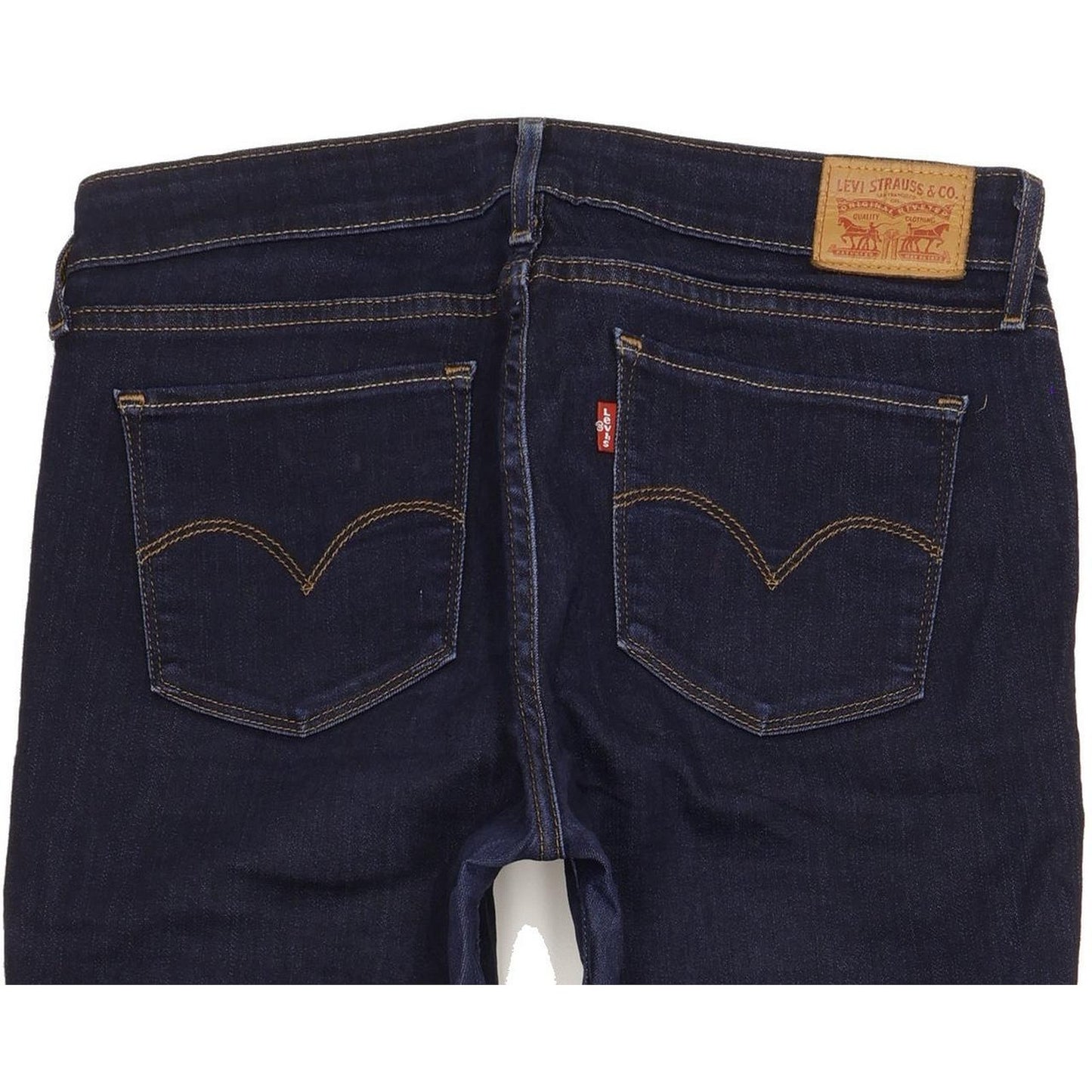 Levi's 711 Women Blue Skinny Slim Stretch Jeans W30 L34