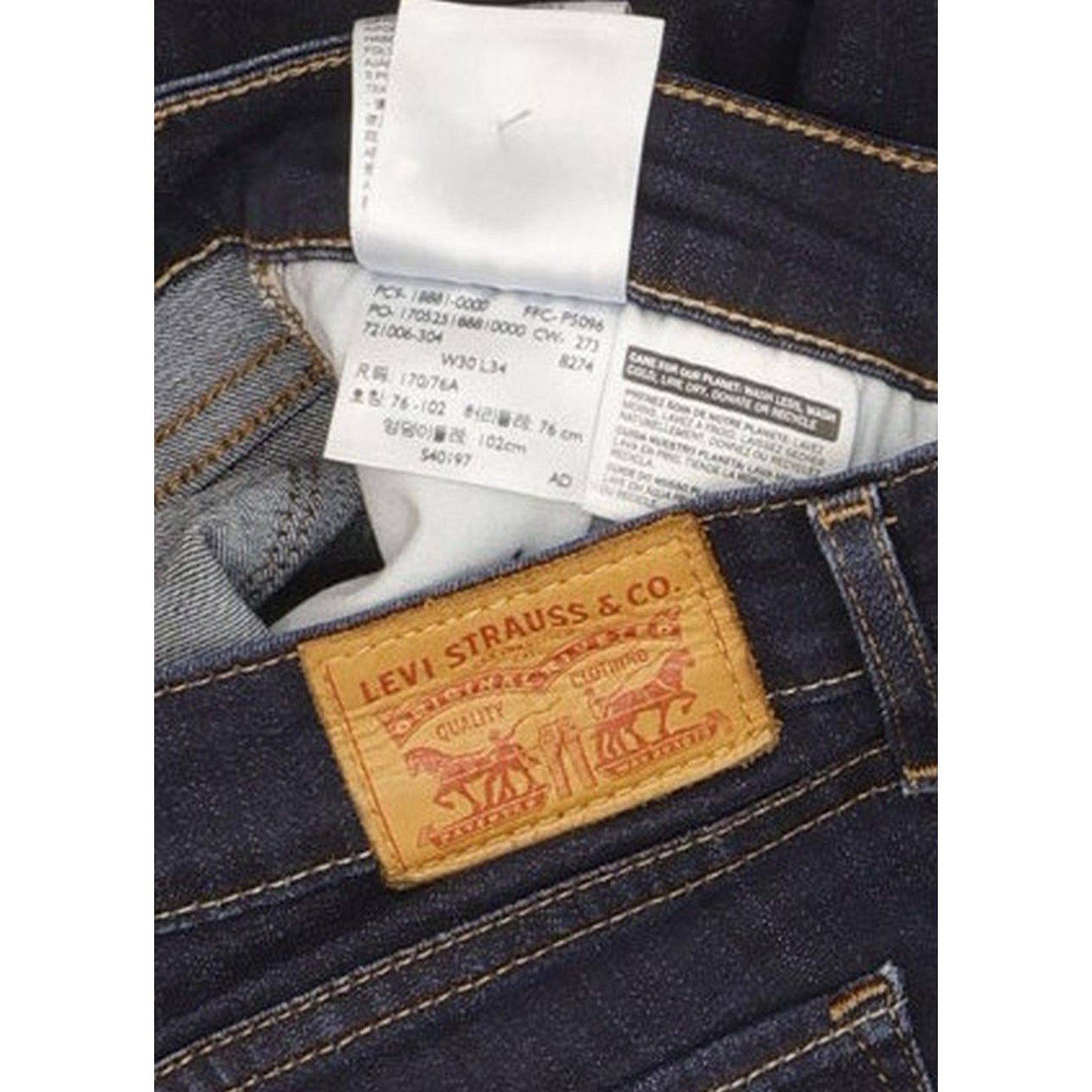 Levi's 711 Women Blue Skinny Slim Stretch Jeans W30 L34