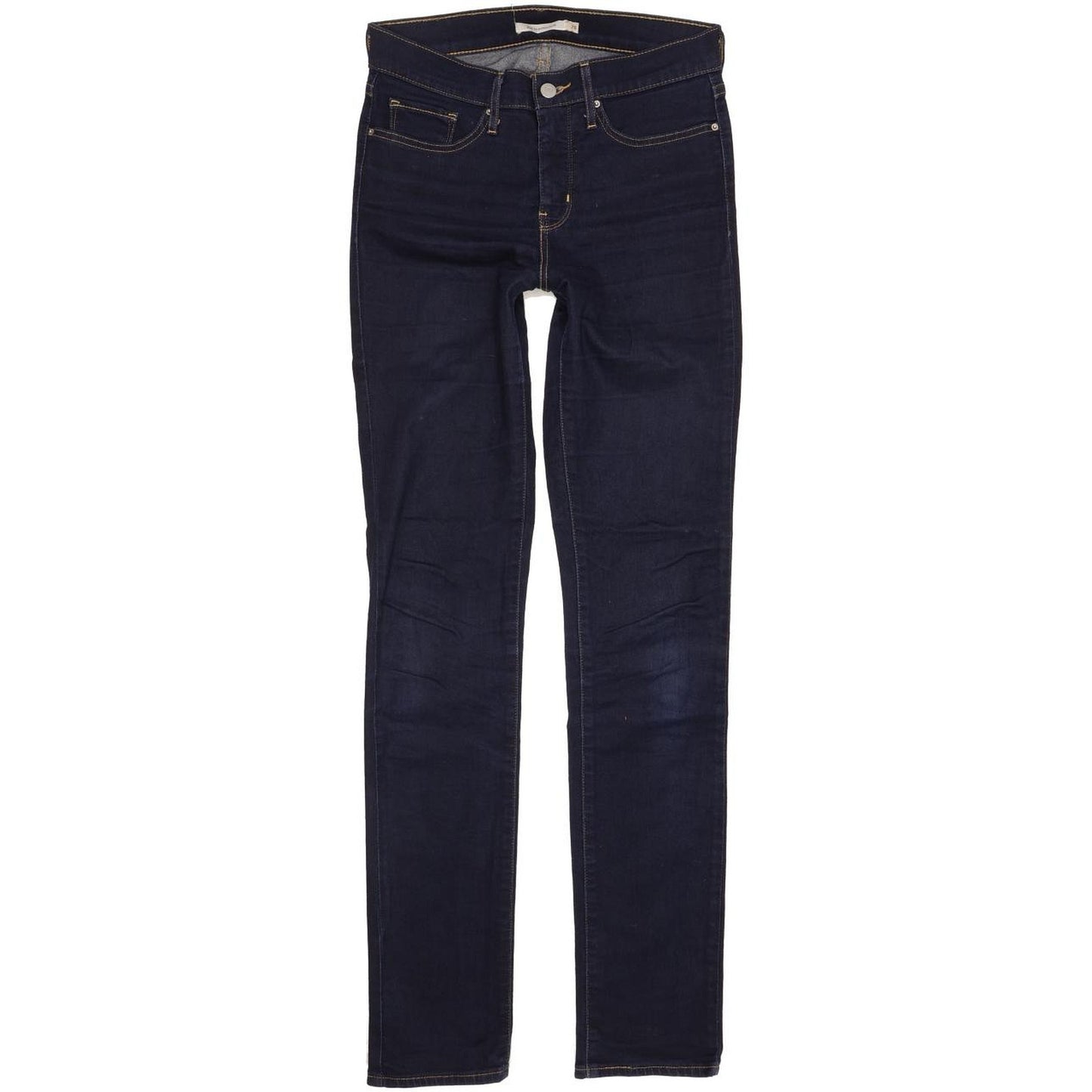 Levi's 3121 Shaping Women Navy Straight Slim Stretch Jeans W28 L34