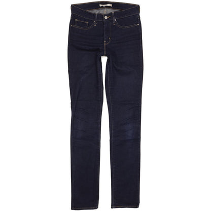 Levi's 3121 Shaping Women Navy Straight Slim Stretch Jeans W28 L34