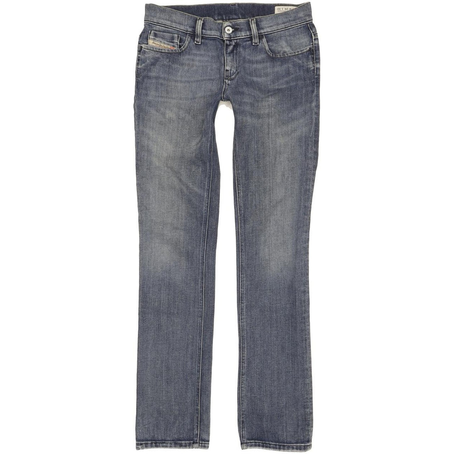 Diesel Liv 0072J Women Blue Straight Slim Stretch Jeans W28 L32