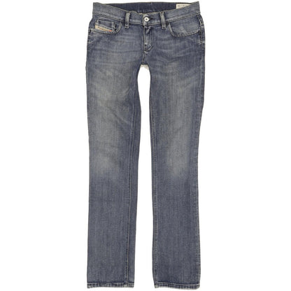 Diesel Liv 0072J Women Blue Straight Slim Stretch Jeans W28 L32