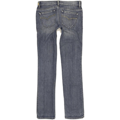 Diesel Liv 0072J Women Blue Straight Slim Stretch Jeans W28 L32