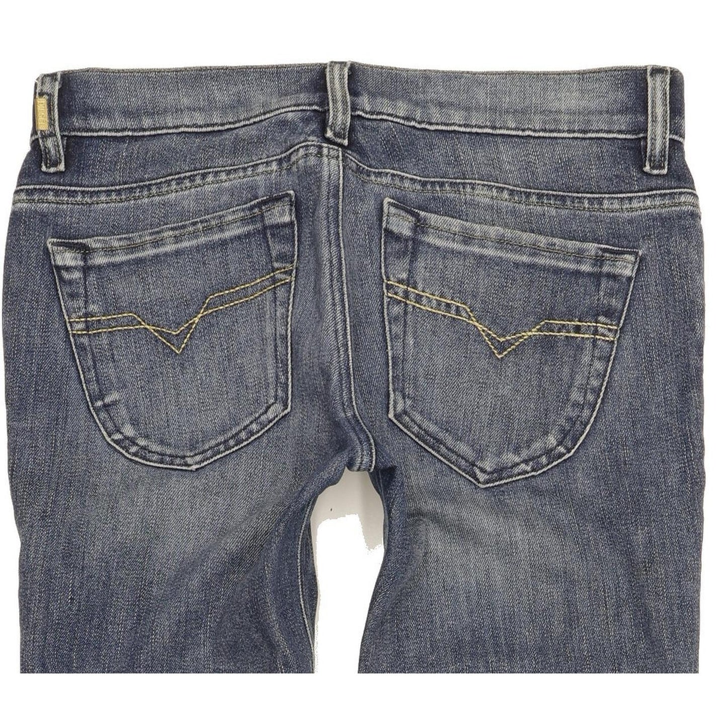 Diesel Liv 0072J Women Blue Straight Slim Stretch Jeans W28 L32