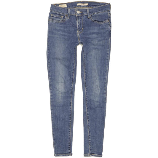 Levi's 710 Super Women Blue Skinny Slim Stretch Jeans W27 L27