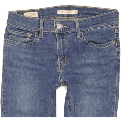 Levi's 710 Super Women Blue Skinny Slim Stretch Jeans W27 L27