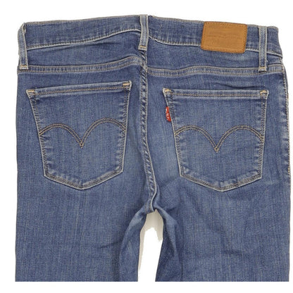 Levi's 710 Super Women Blue Skinny Slim Stretch Jeans W27 L27