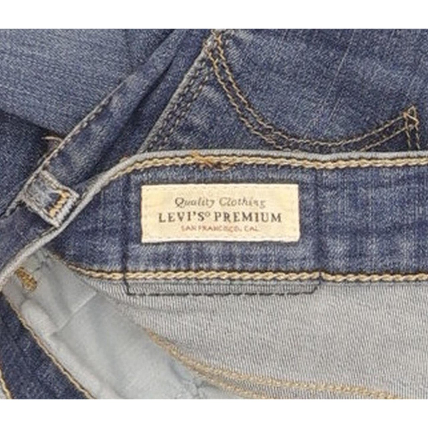 Levi's 710 Super Women Blue Skinny Slim Stretch Jeans W27 L27
