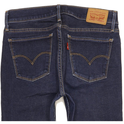 Levi's 710 Super Women Blue Skinny Slim Stretch Jeans W28 L28