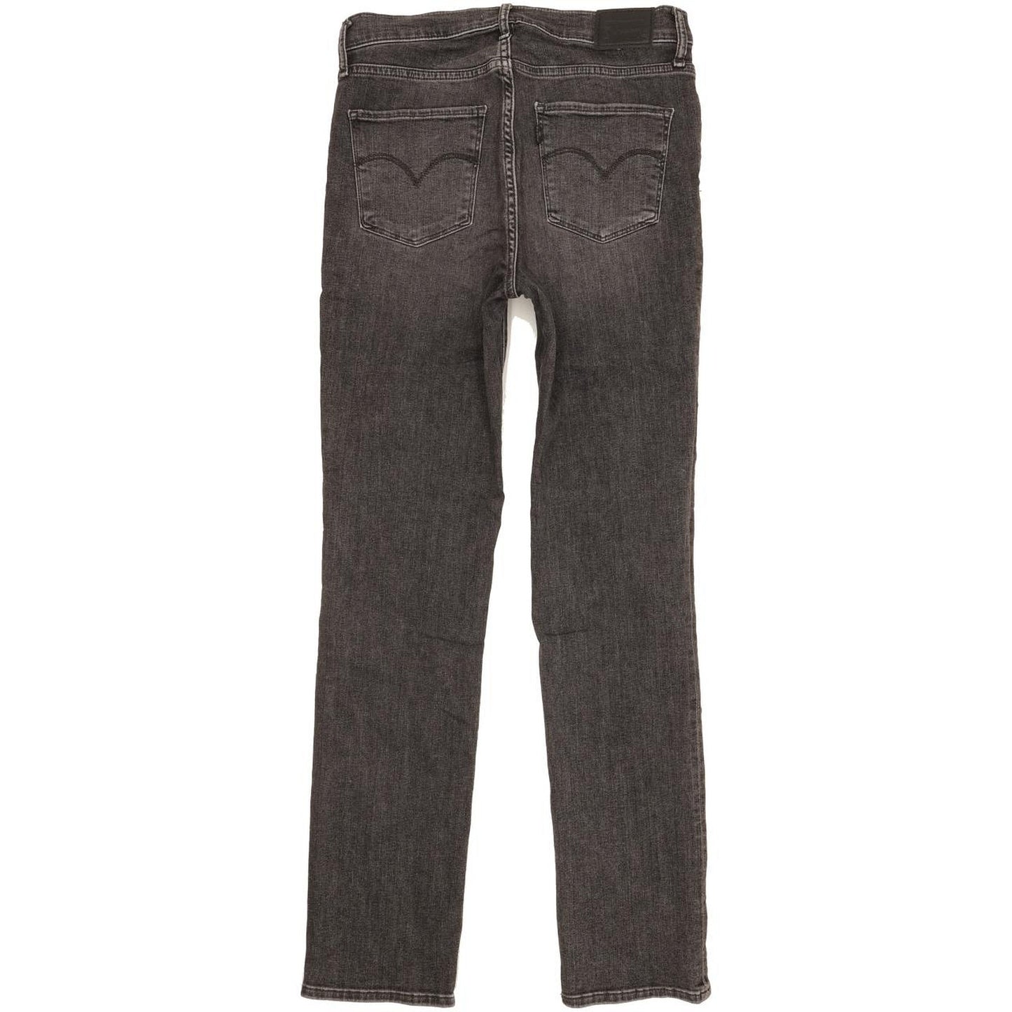 Levi's 724 Women Charcoal Straight Slim Stretch Jeans W30 L31