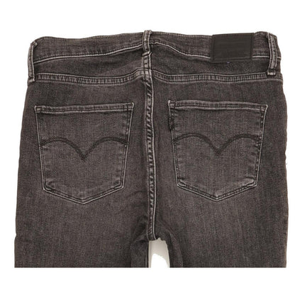 Levi's 724 Women Charcoal Straight Slim Stretch Jeans W30 L31