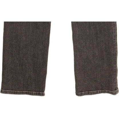 Levi's 724 Women Charcoal Straight Slim Stretch Jeans W30 L31