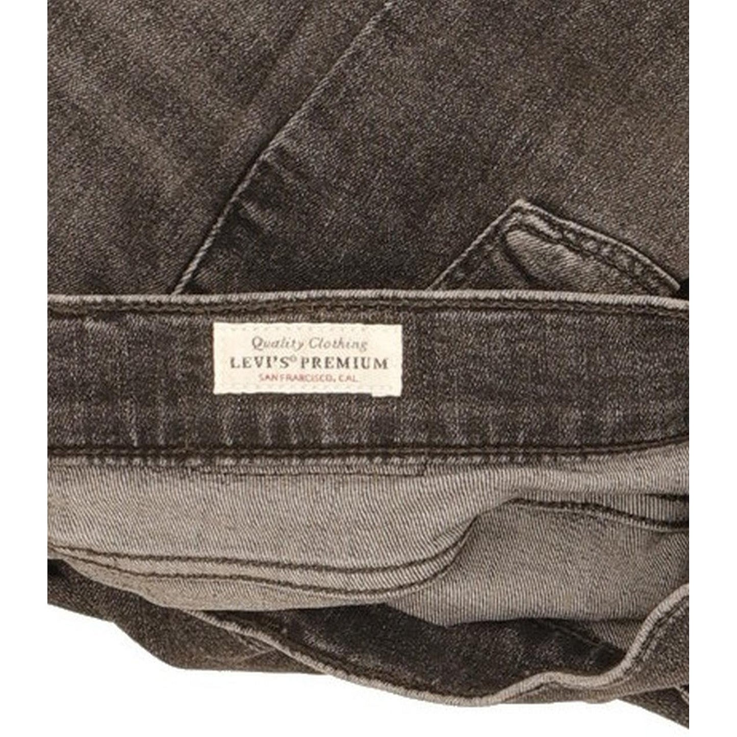 Levi's 724 Women Charcoal Straight Slim Stretch Jeans W30 L31