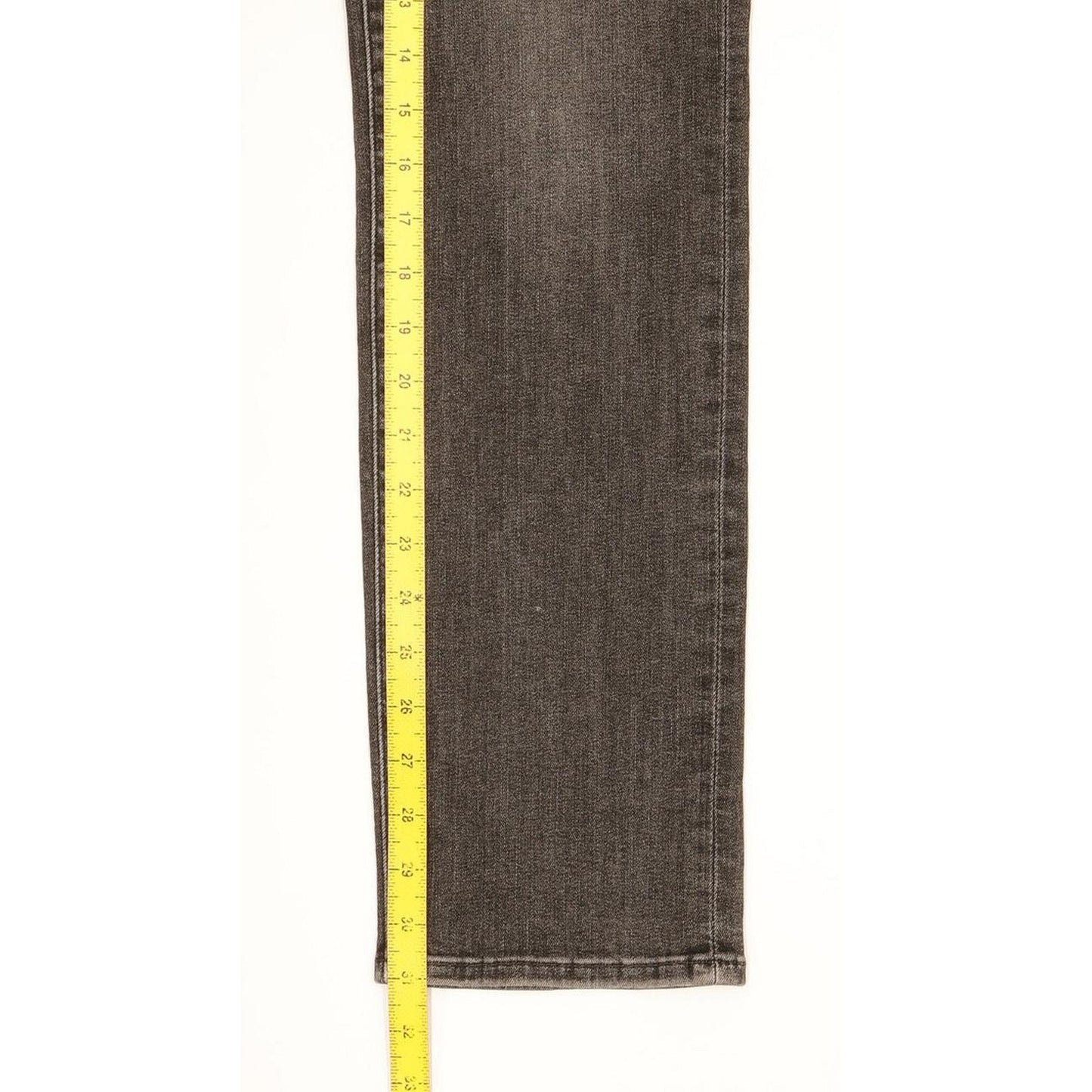 Levi's 724 Women Charcoal Straight Slim Stretch Jeans W30 L31