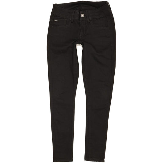 G-Star Women Black Skinny Slim Stretch Jeans W26 L28