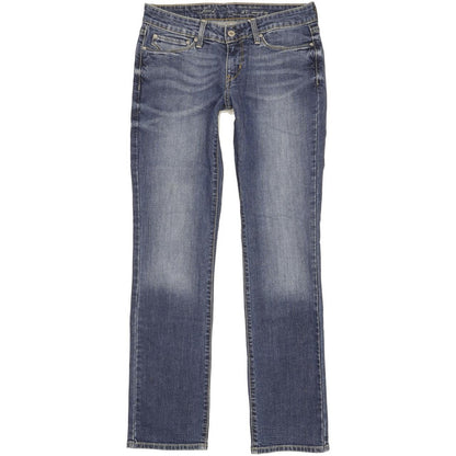 Levi's Demi Curve Women Blue Straight Slim Stretch Jeans W27 L31