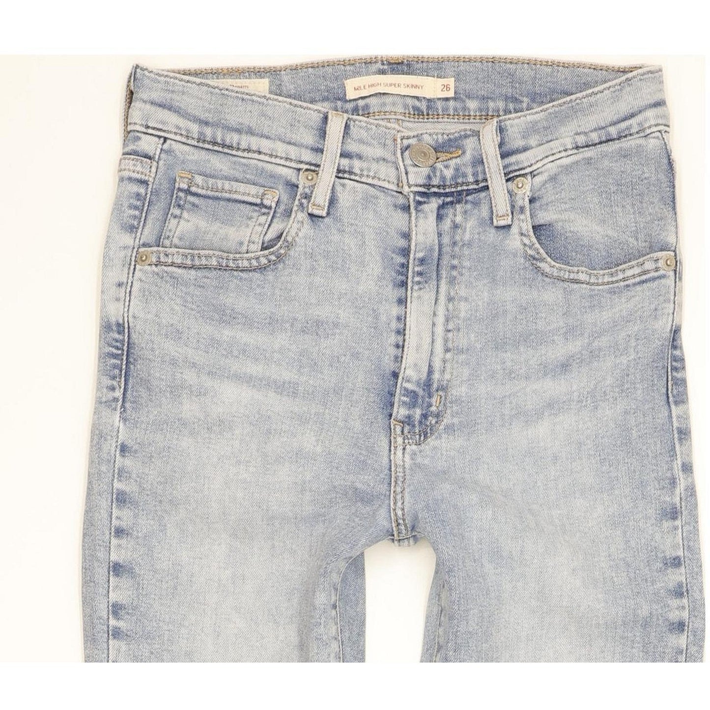 Levi's Mile Women Blue Skinny Slim Stretch Jeans W26 L28