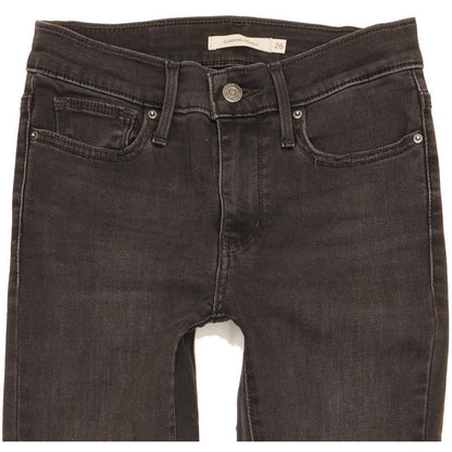 Levi's Slimming Women Charcoal Skinny Slim Stretch Jeans W26 L29