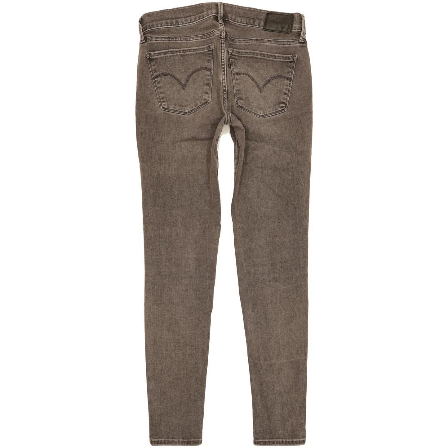 Levi's 710 Super Women Grey Skinny Slim Stretch Jeans W27 L28