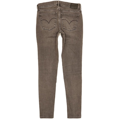 Levi's 710 Super Women Grey Skinny Slim Stretch Jeans W27 L28