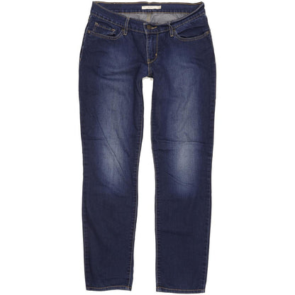 Levi's 712 Women Blue Straight Slim Stretch Jeans W28 L29