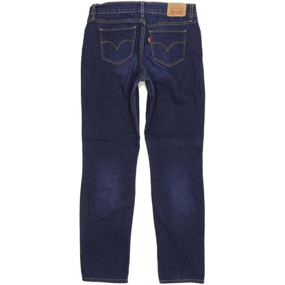 Levi's 712 Women Blue Straight Slim Stretch Jeans W28 L29