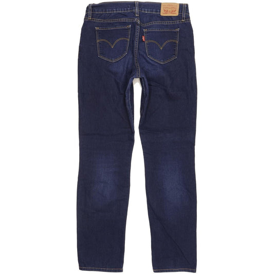 Levi's 712 Women Blue Straight Slim Stretch Jeans W28 L29