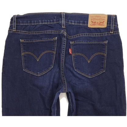 Levi's 712 Women Blue Straight Slim Stretch Jeans W28 L29