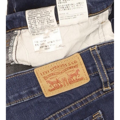 Levi's 712 Women Blue Straight Slim Stretch Jeans W28 L29