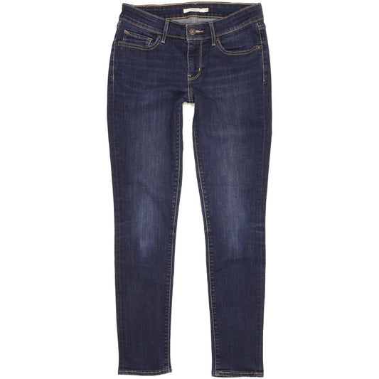 Levi's 711 Women Blue Skinny Slim Stretch Jeans W29 L29