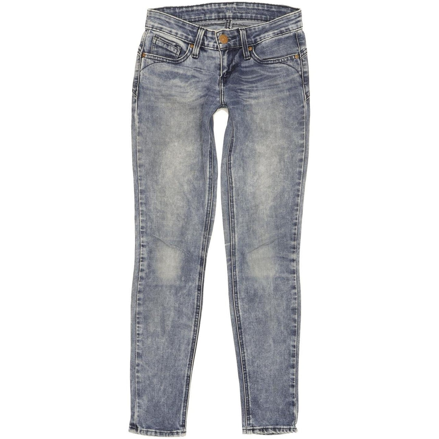 Levi's Demi Curve Women Blue Skinny Slim Stretch Jeans W24 L28