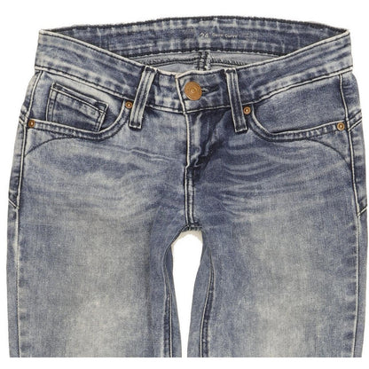 Levi's Demi Curve Women Blue Skinny Slim Stretch Jeans W24 L28