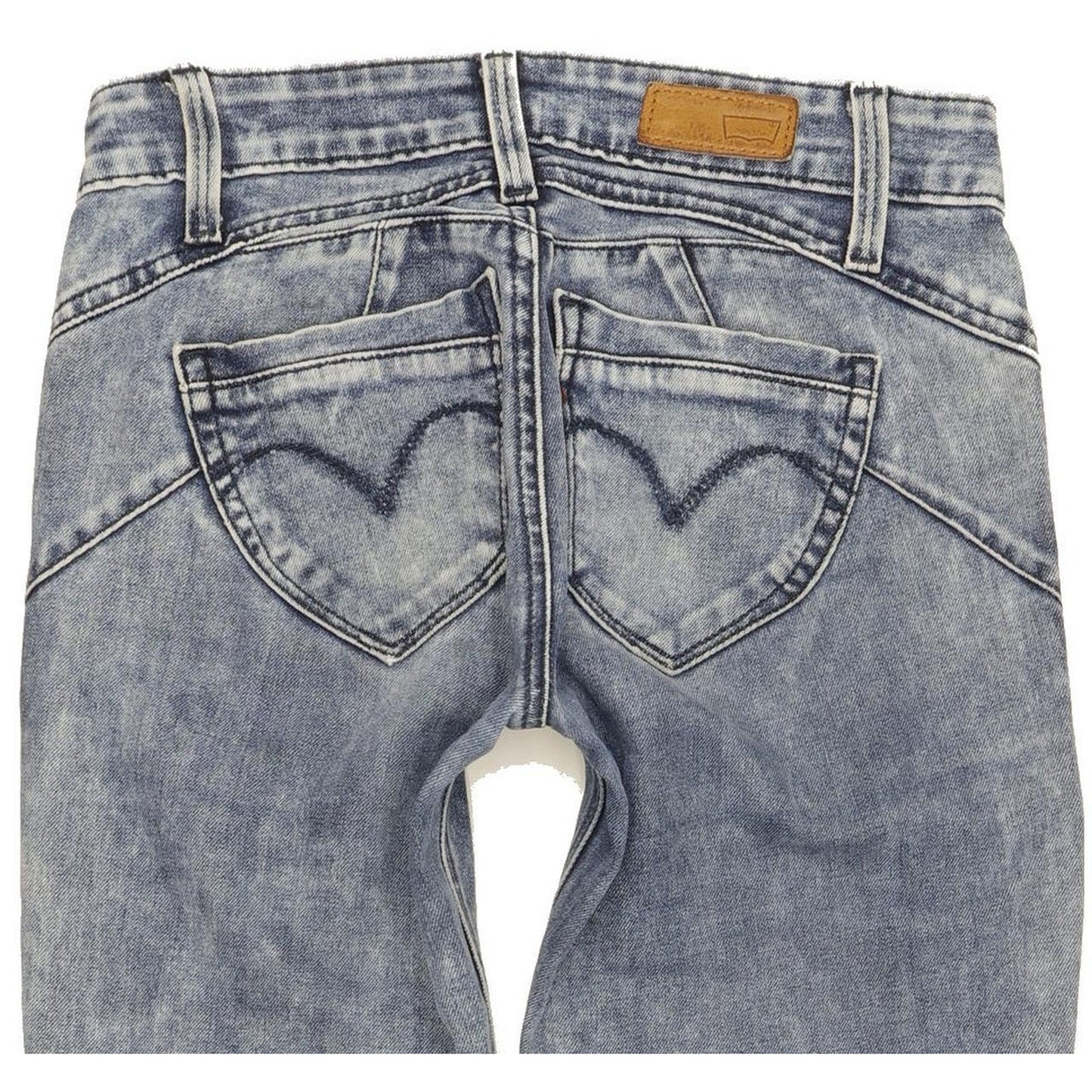 Levi's Demi Curve Women Blue Skinny Slim Stretch Jeans W24 L28