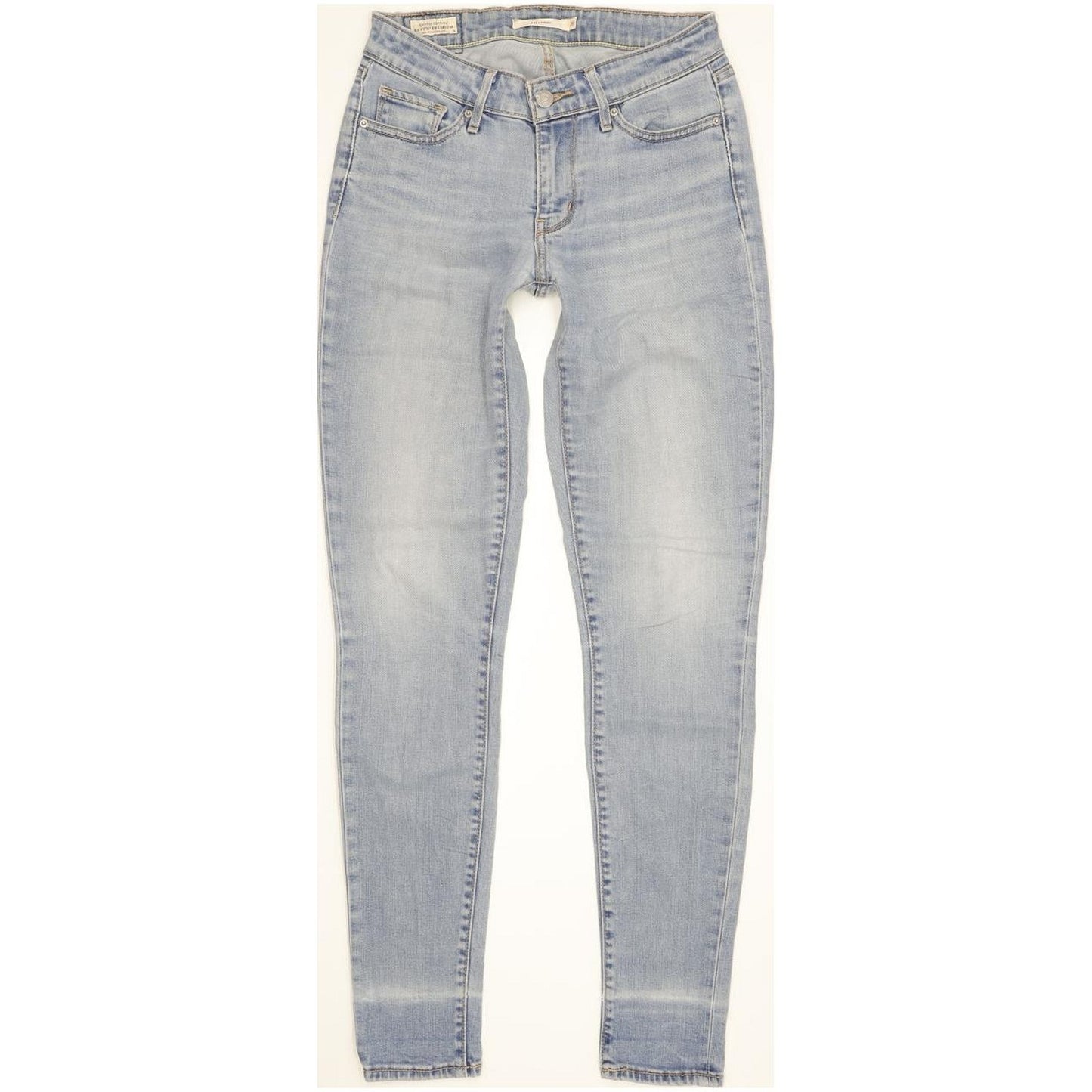 Levi's 711 Women Blue Skinny Slim Stretch Jeans W26 L32