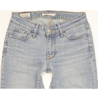 Levi's 711 Women Blue Skinny Slim Stretch Jeans W26 L32