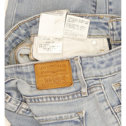 Levi's 711 Women Blue Skinny Slim Stretch Jeans W26 L32