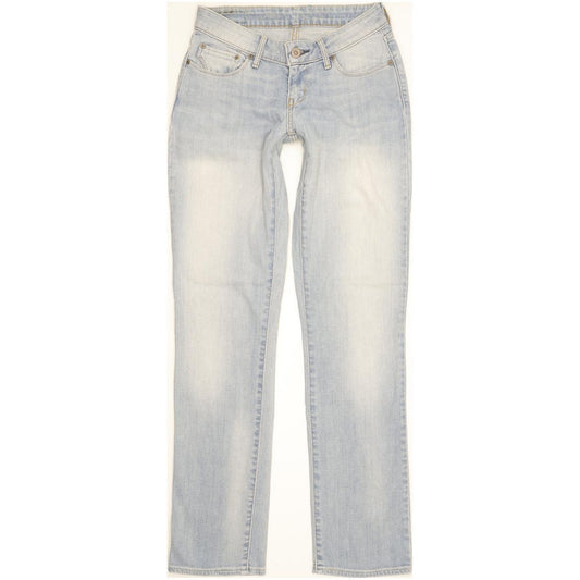 Levi's Women Blue Straight Slim Stretch Jeans W26 L32