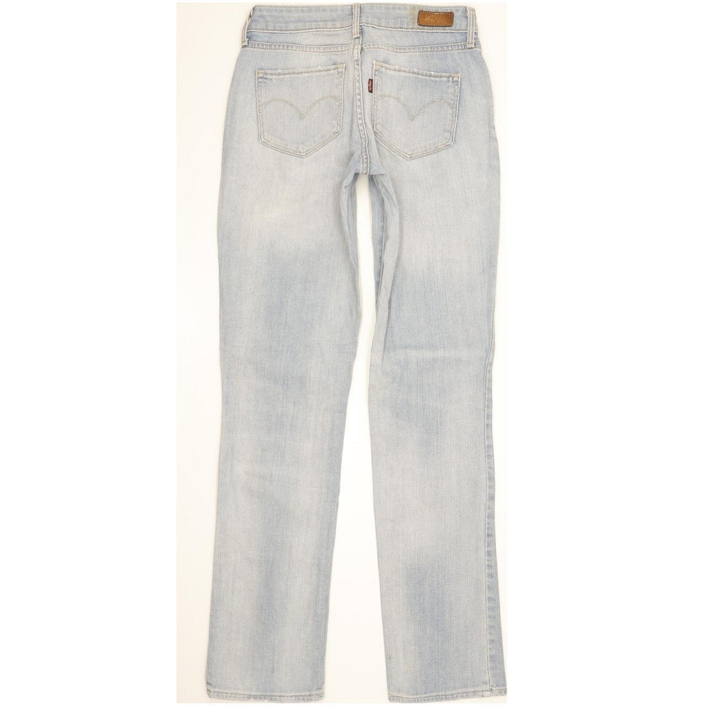 Levi's Women Blue Straight Slim Stretch Jeans W26 L32