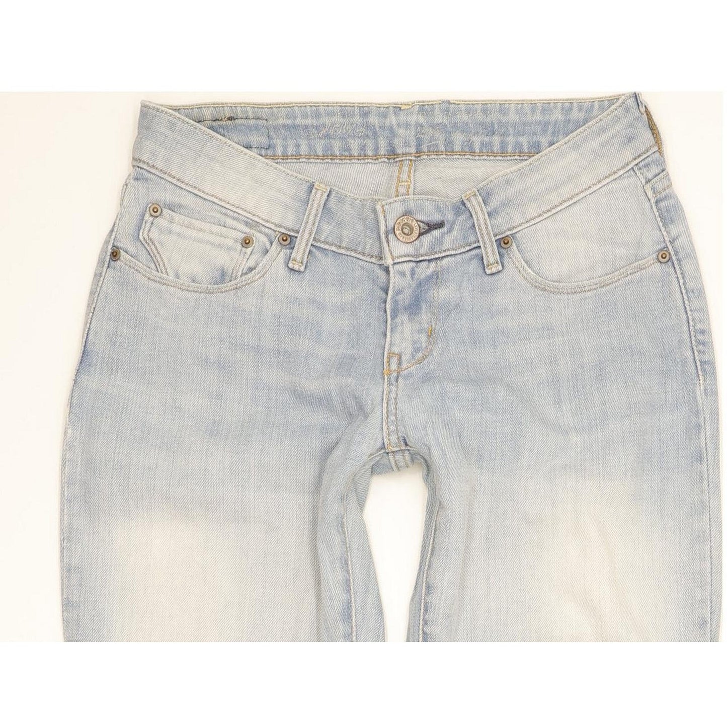 Levi's Women Blue Straight Slim Stretch Jeans W26 L32